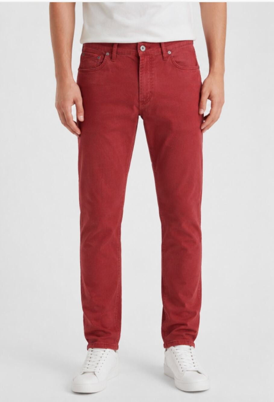 BRAX Men's Chuck Modern Fit Chino Pants 36x32 Burnt Red Frozen Color NWT